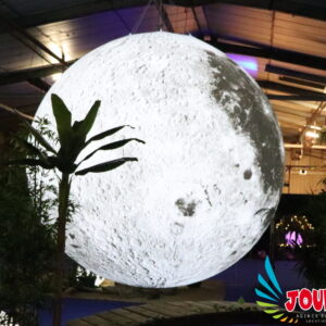 Lune gonflable géante réaliste
