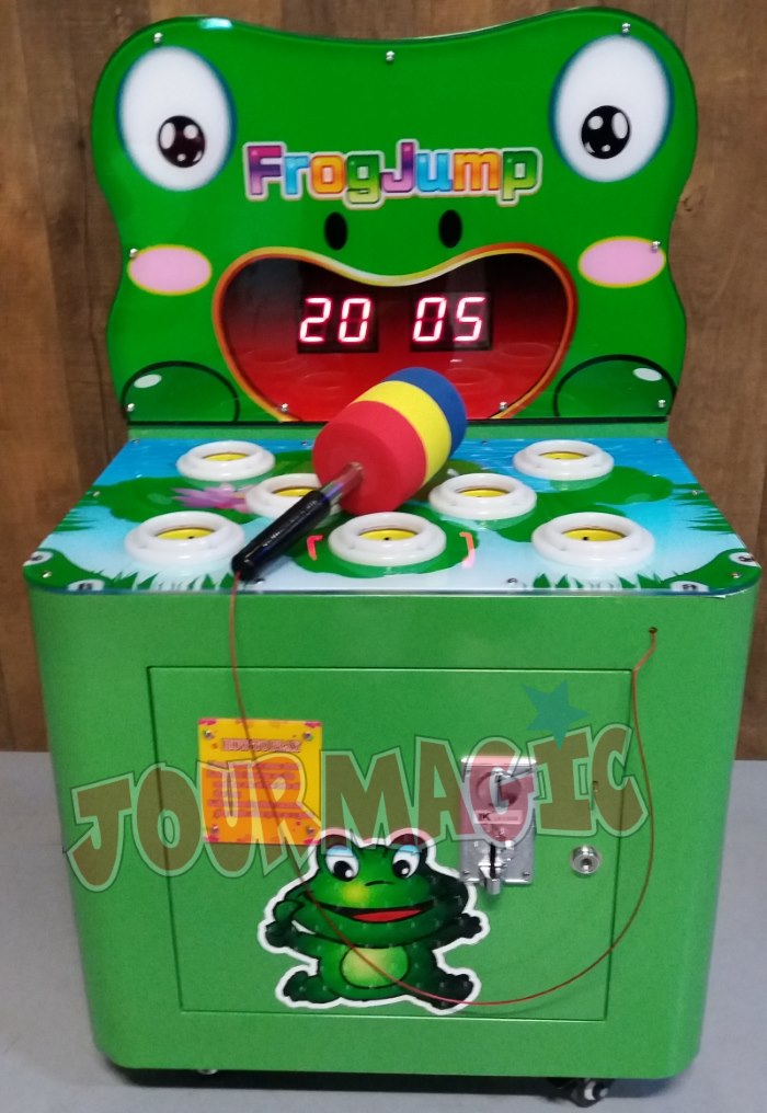 Location jeu d'arcade tape grenouilles ou tape taupes - Jourmagic®