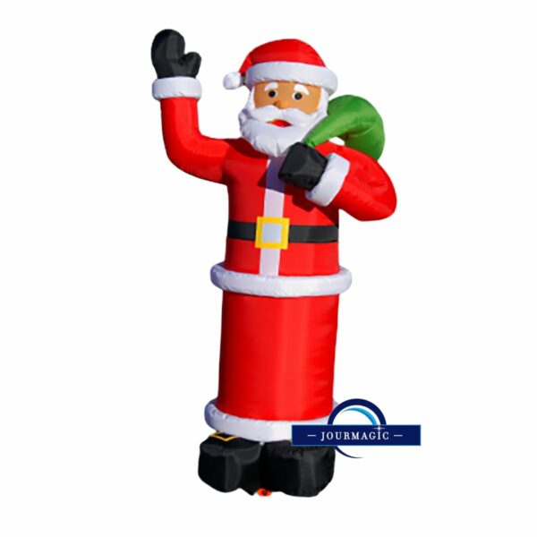 location père noël gonflable
