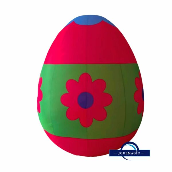 oeuf de Pâques rouge gonflable