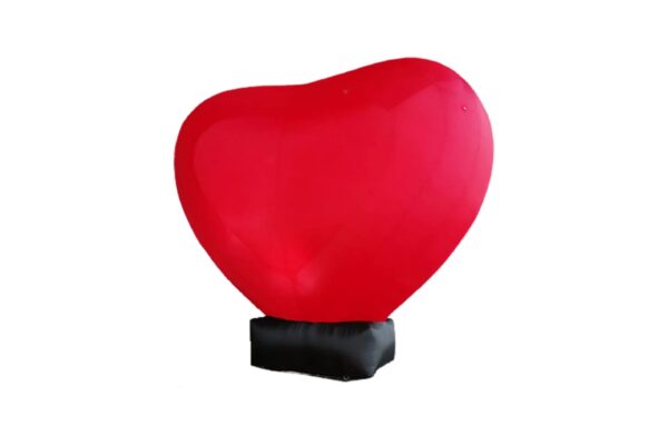 Location coeur gonflable
