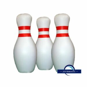 Location quilles blanches gonflables