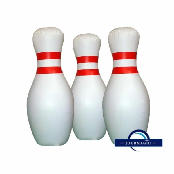 Location quilles blanches gonflables