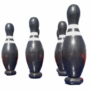 Location quilles noires gonflables